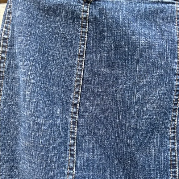 Tribal Stretch Denim Skirt – Size 12 - Picture 10 of 10
